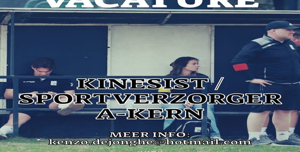 Vacature kinesist-sportverzorger 2026